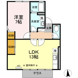 グレイスコートの物件間取画像